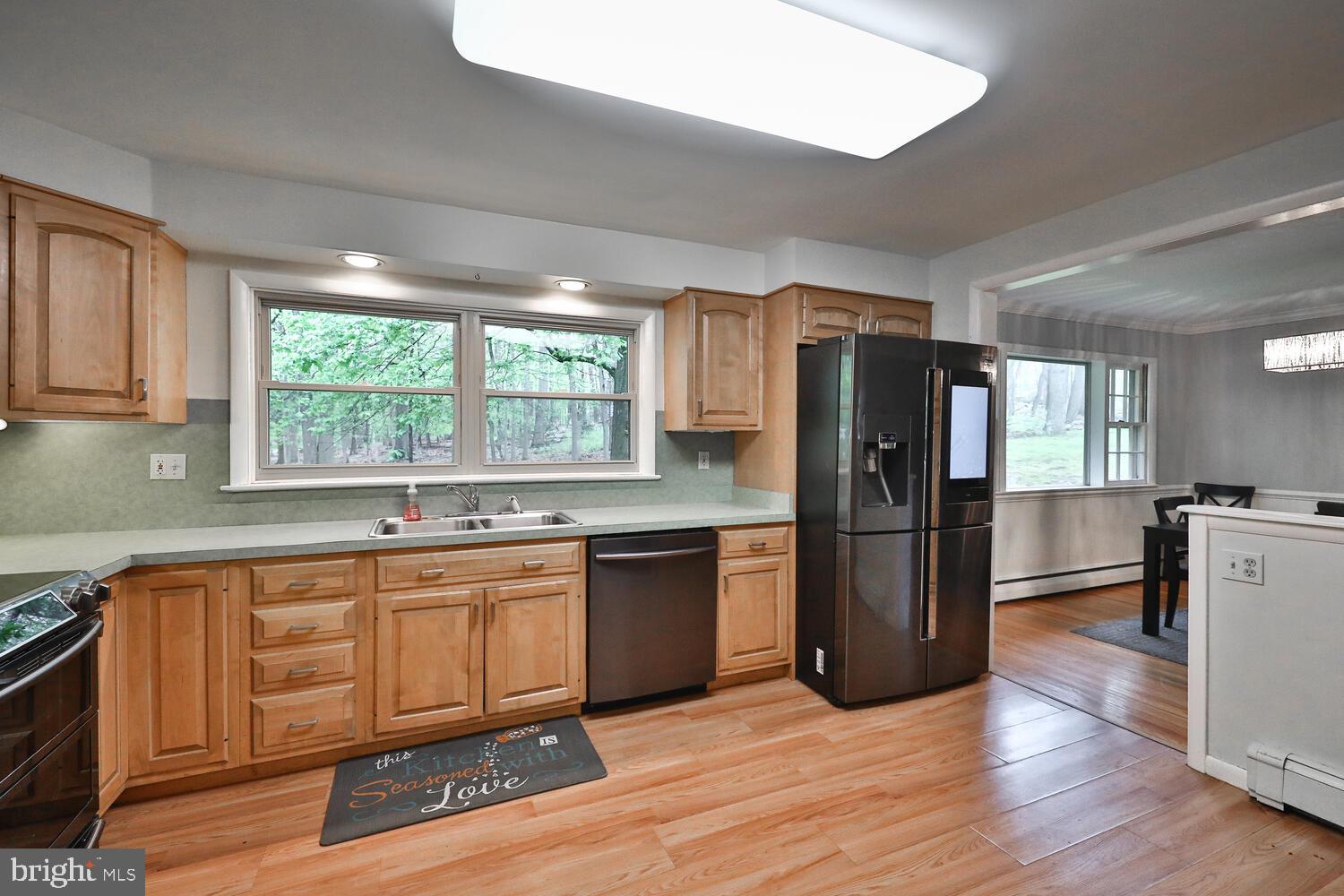 Black stainless steel appliances