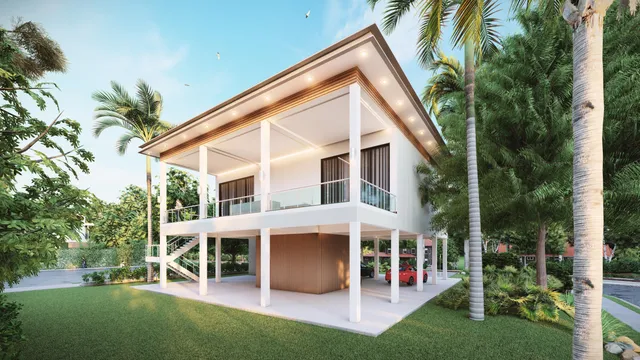a view of a house with a yard and plants