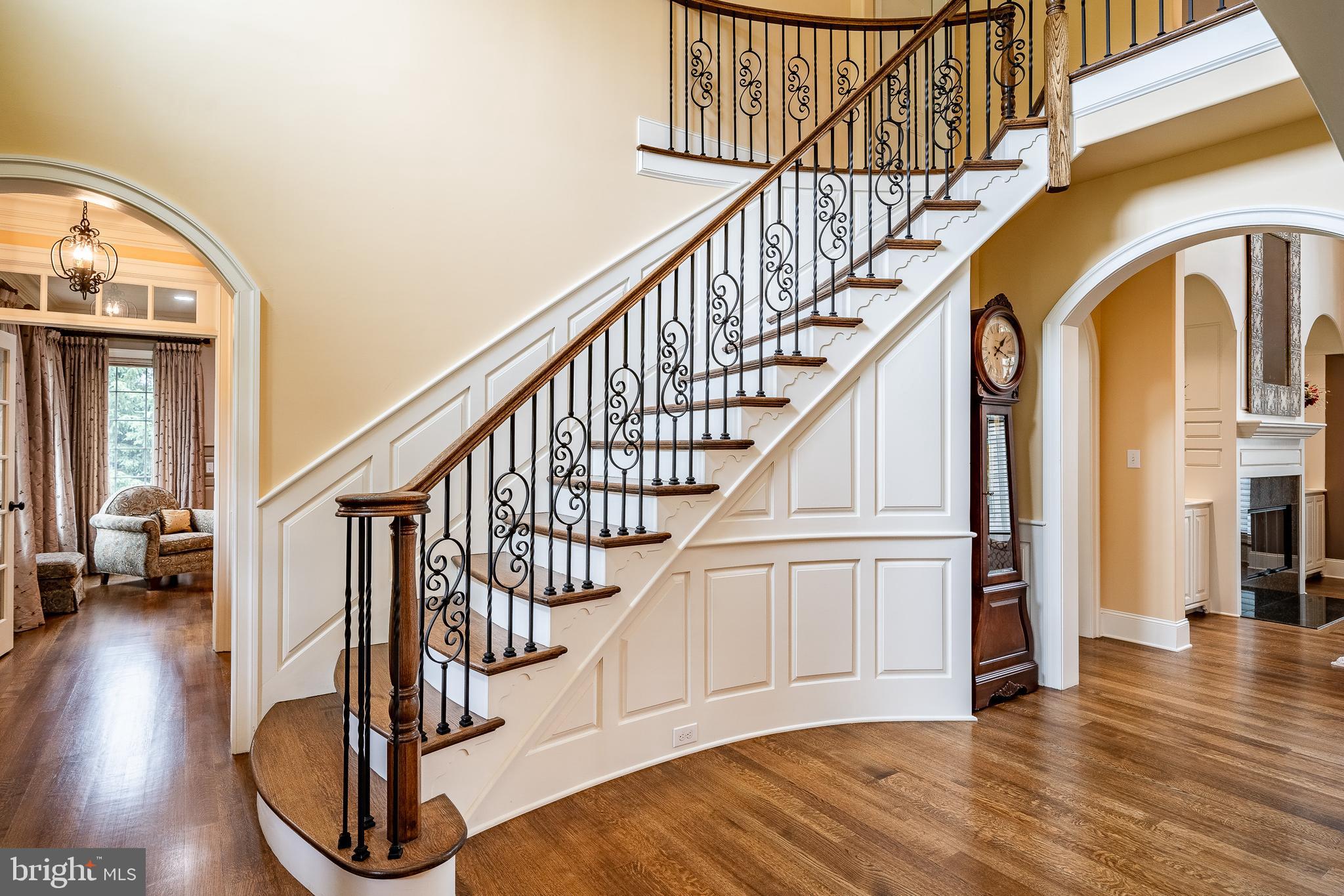 841 Oak Tree Road Kennett Square, PA 19348 - Photo 6 of 99 a view of entryway with wooden floor and stairs