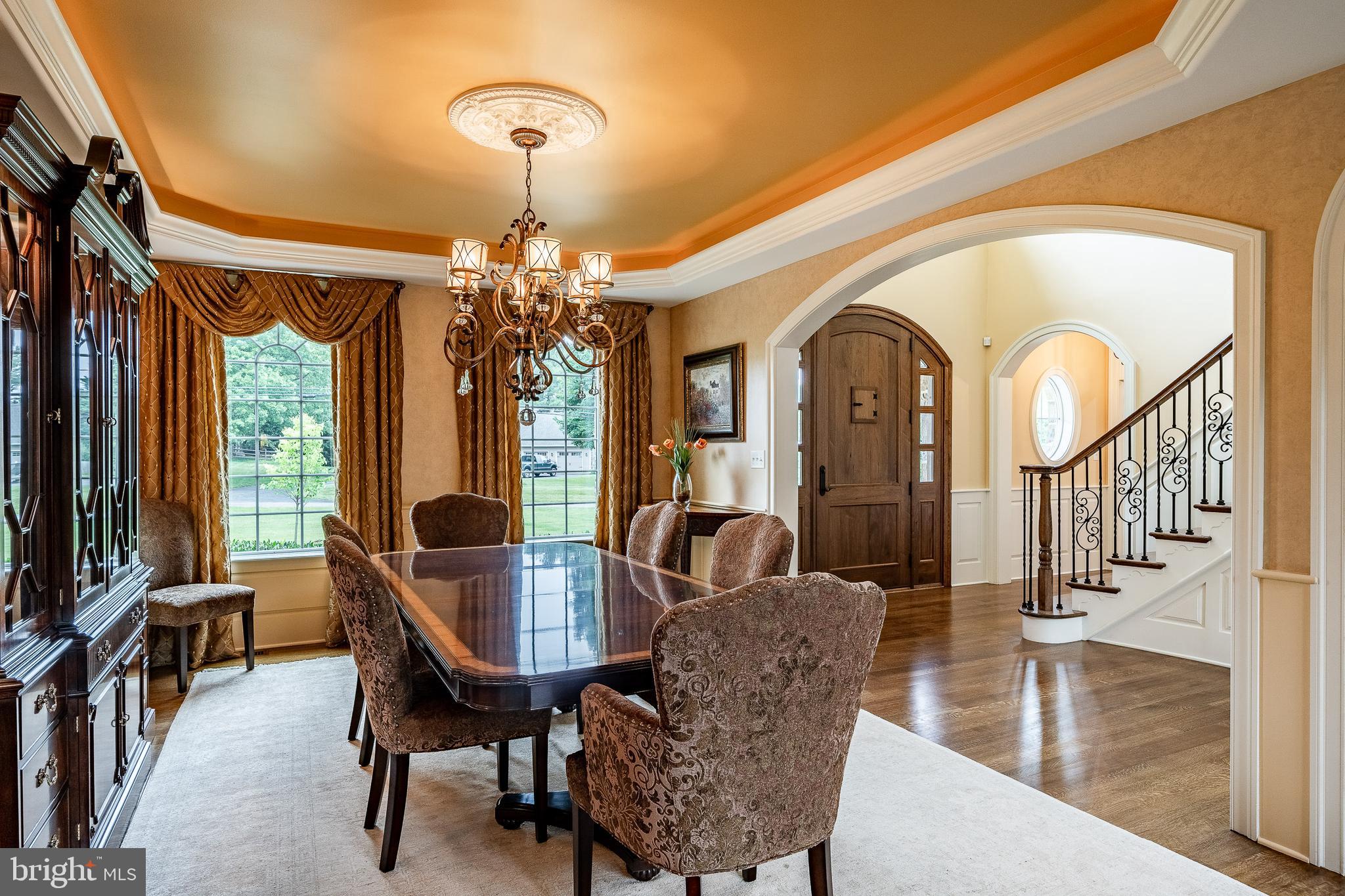 841 Oak Tree Road Kennett Square, PA 19348 - Photo 8 of 99 a view of a dining room with furniture window and wooden floor