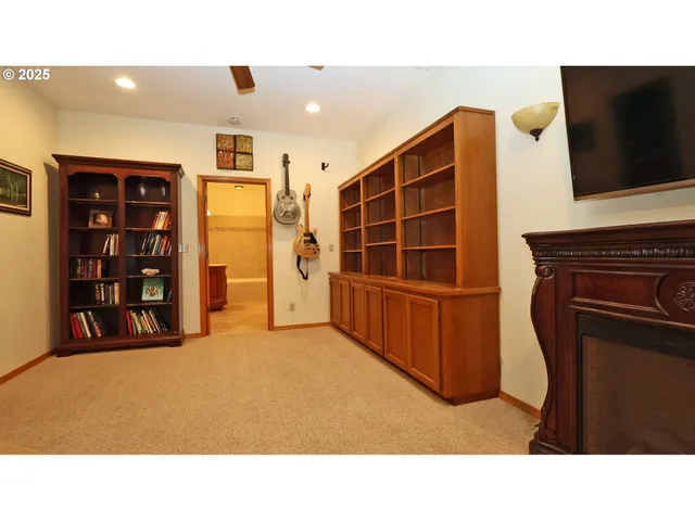 a room with furniture and window