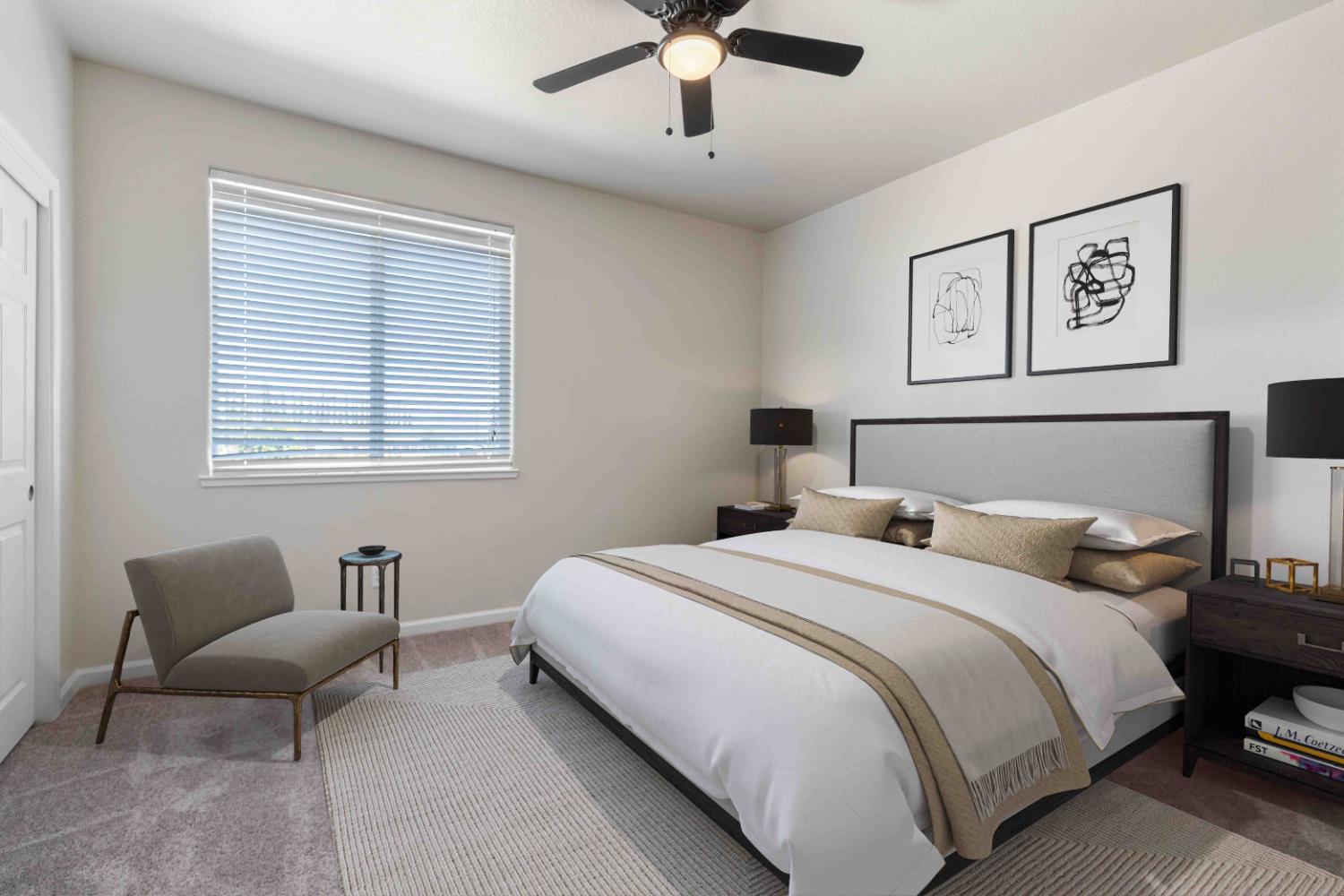 3913 Bayview Drive Modesto, CA 95355 - Photo 27 of 47 a bedroom with bed and a couch