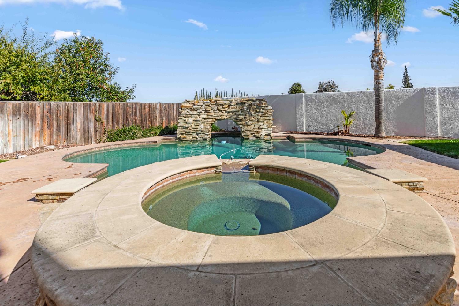 3913 Bayview Drive Modesto, CA 95355 - Photo 35 of 47 a view of a swimming pool with a patio
