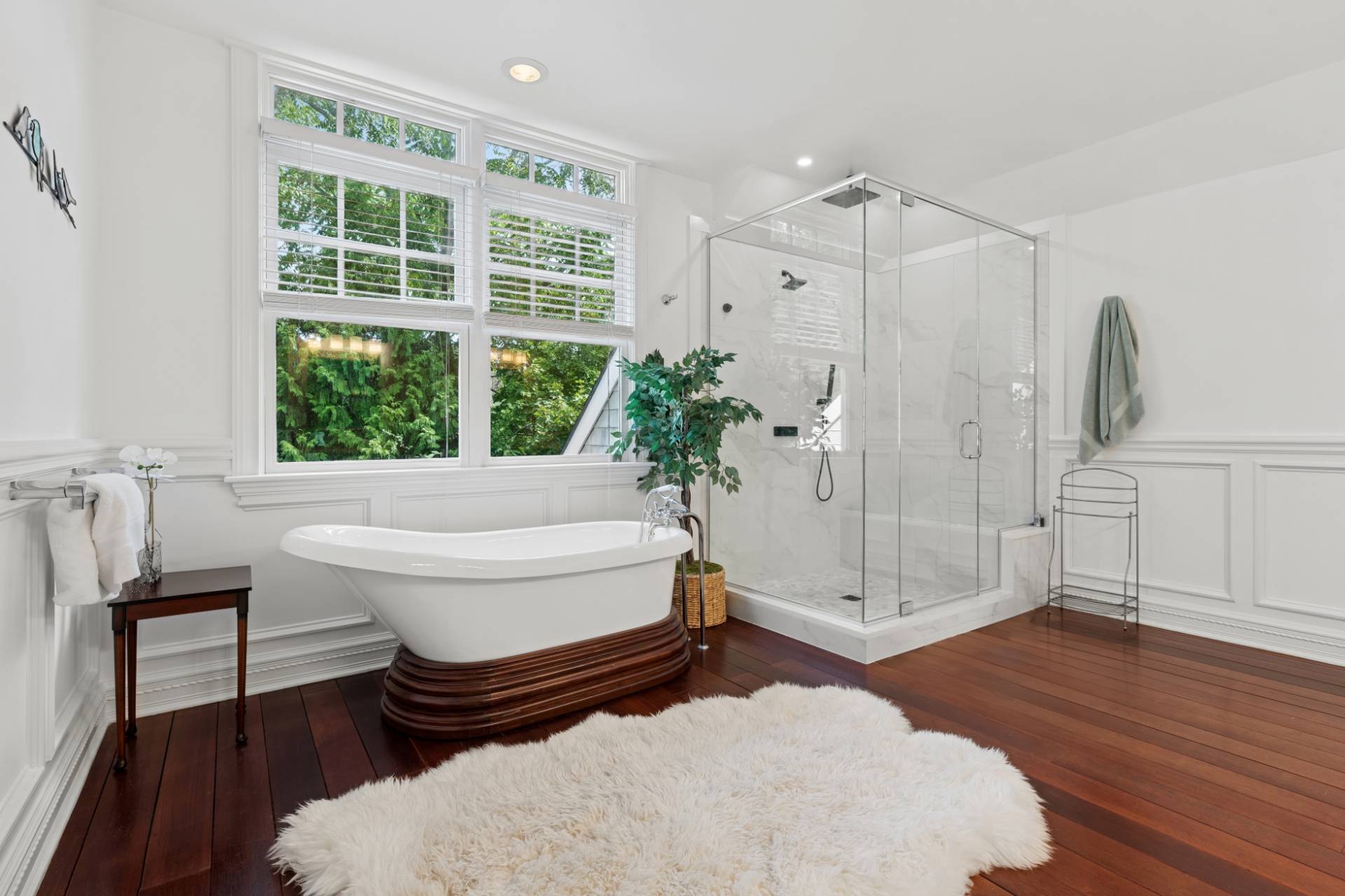 Undisclosed Address Remsenburg, NY 11960 - Photo 17 of 35 a bathroom with a tub shower and window