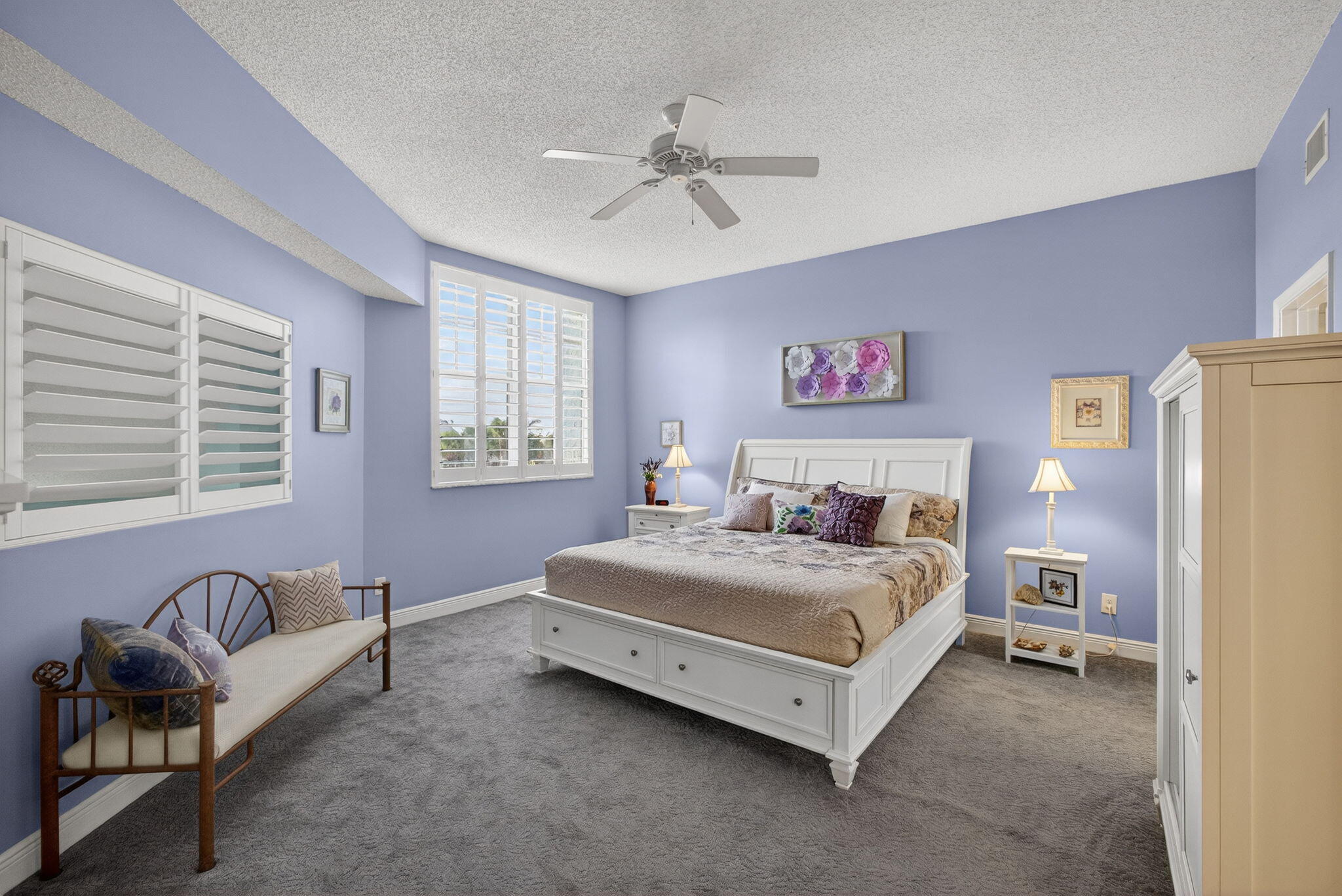 1206 Mainsail Circle Jupiter, FL 33477 - Photo 39 of 46 a bedroom with a bed couch and window