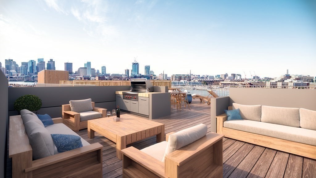 301 Border Street, Unit 406 Boston, MA 02128 - Photo 21 of 38 a terrace view with seating space