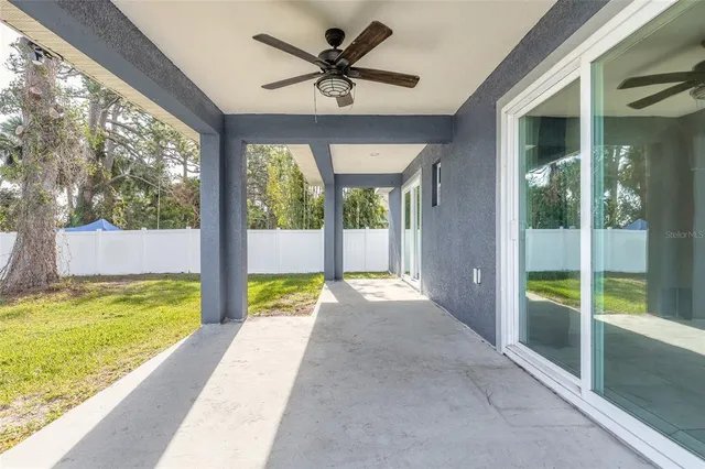 a view of swimming pool with a ocean view