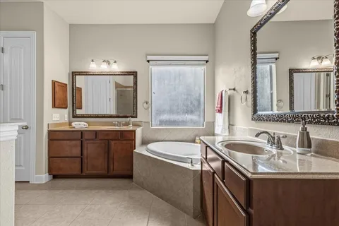 a bathroom with a sink and a bathtub