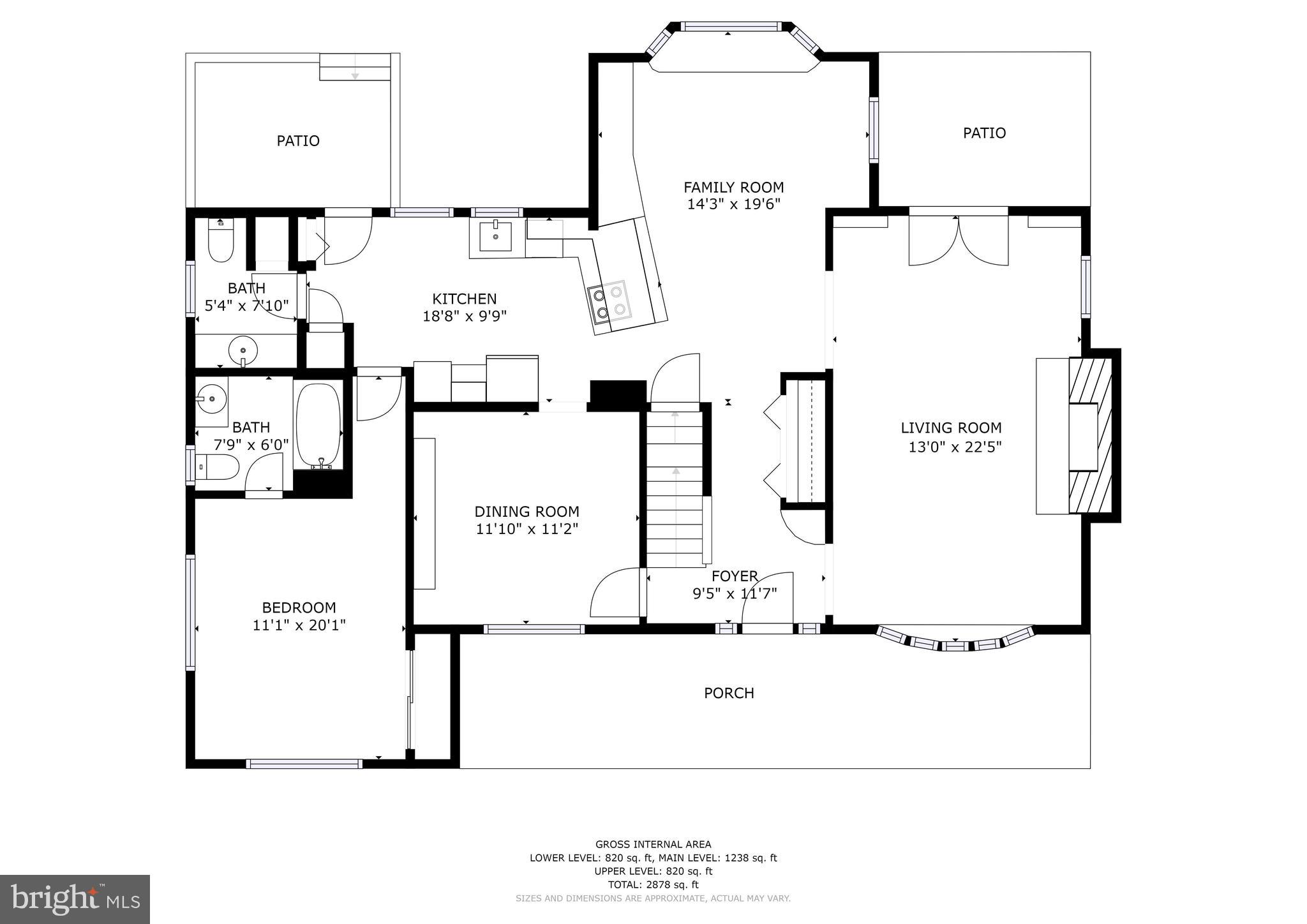 3744 Thomas Point Road Annapolis, MD 21403 - Photo 42 of 45 Main Level Floor Plan