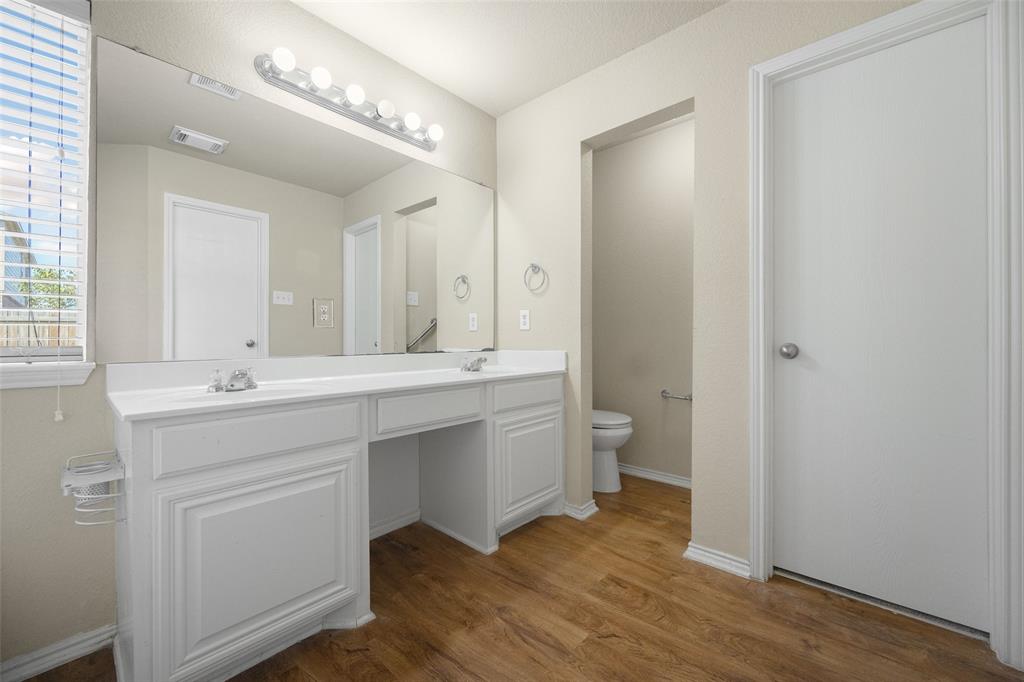 324 Meadow Ridge Drive Anna, TX 75409 - Photo 19 of 32 Dual sinks with walk in closet space