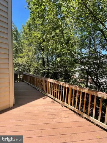 a view of outdoor space and deck