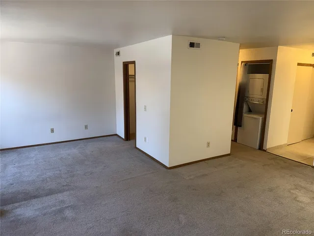 a view of a room with closet
