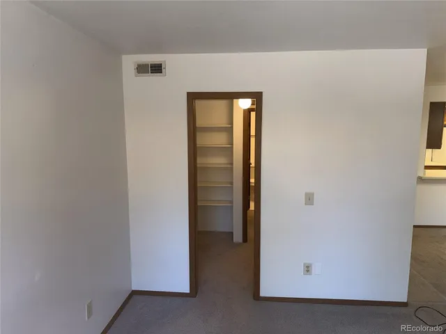 a view of an front door