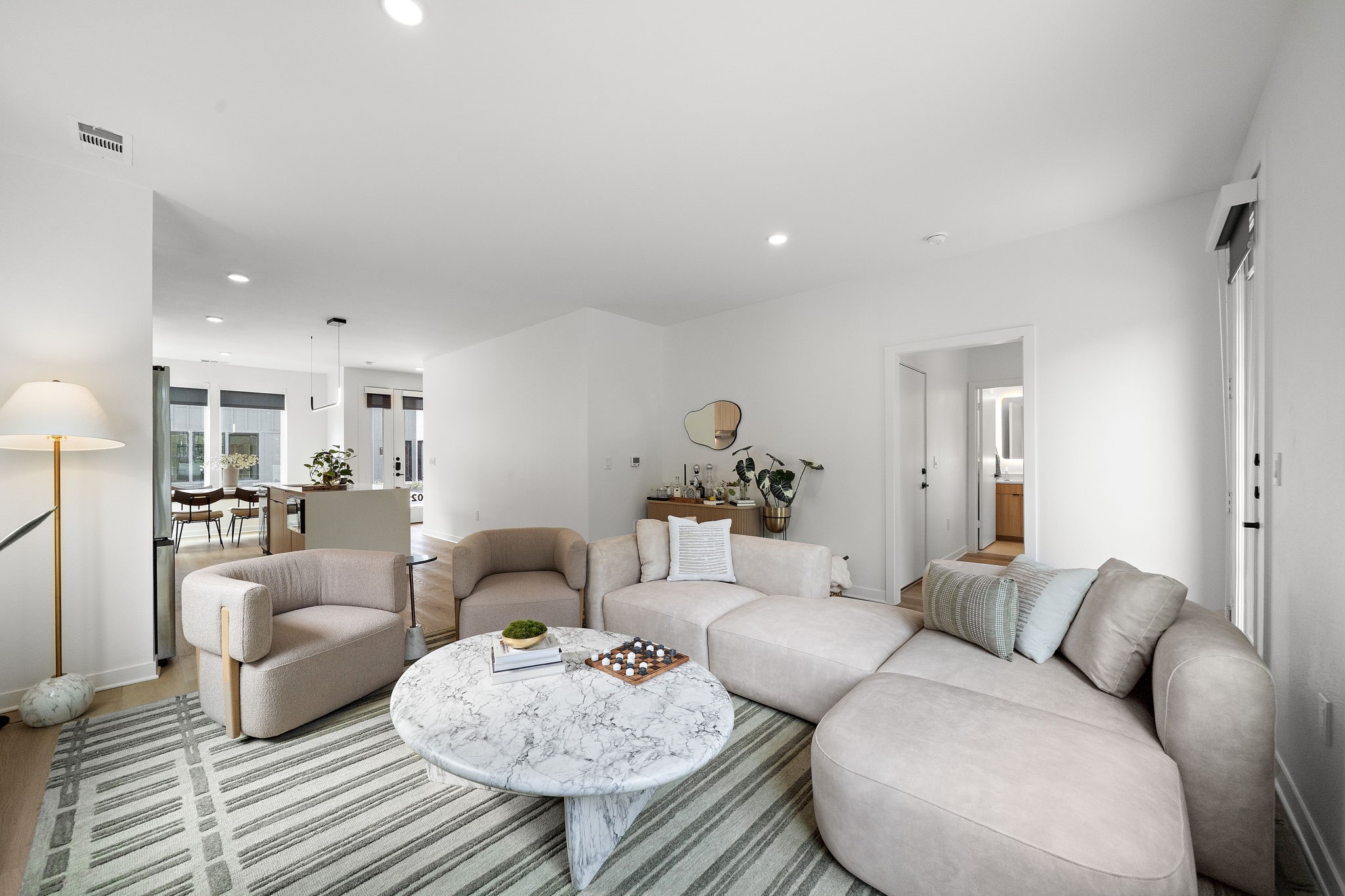 1941 Sawdust Road, Unit 154 The Woodlands, TX 77380 - Photo 13 of 38 a living room with furniture and wooden floor