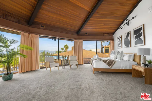 a outdoor space with furniture
