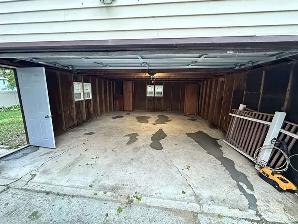 a view of an entrance door