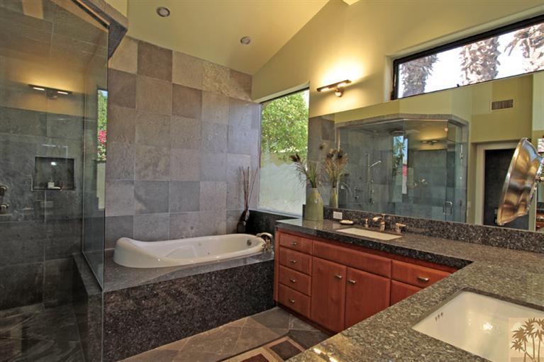 320 Red River Road Palm Desert, CA 92211 - Photo 17 of 31 a bathroom with a sink and a mirror