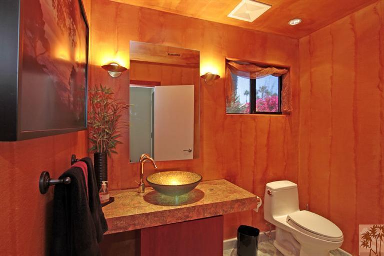 320 Red River Road Palm Desert, CA 92211 - Photo 24 of 31 a bathroom with a sink toilet and a mirror