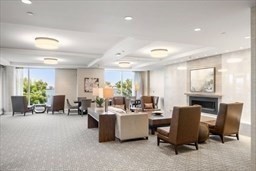 22 Liberty Drive, Unit 5L Boston, MA 02210 - Photo 13 of 17 a living room with furniture potted plant and a large window
