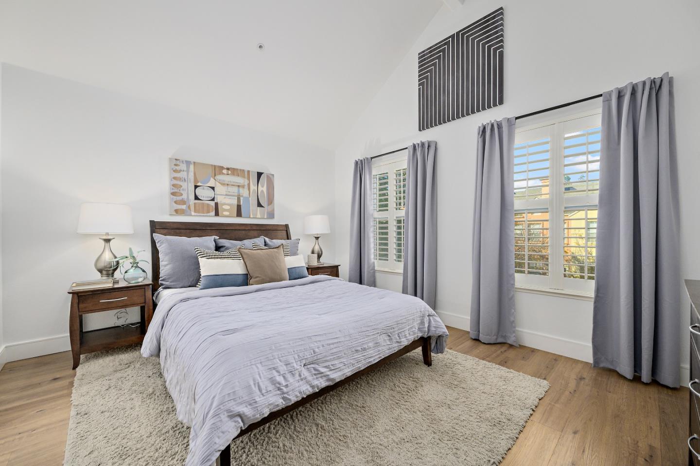 135 Pacchetti Way Mountain View, CA 94040 - Photo 13 of 27 a bedroom with a bed and a window