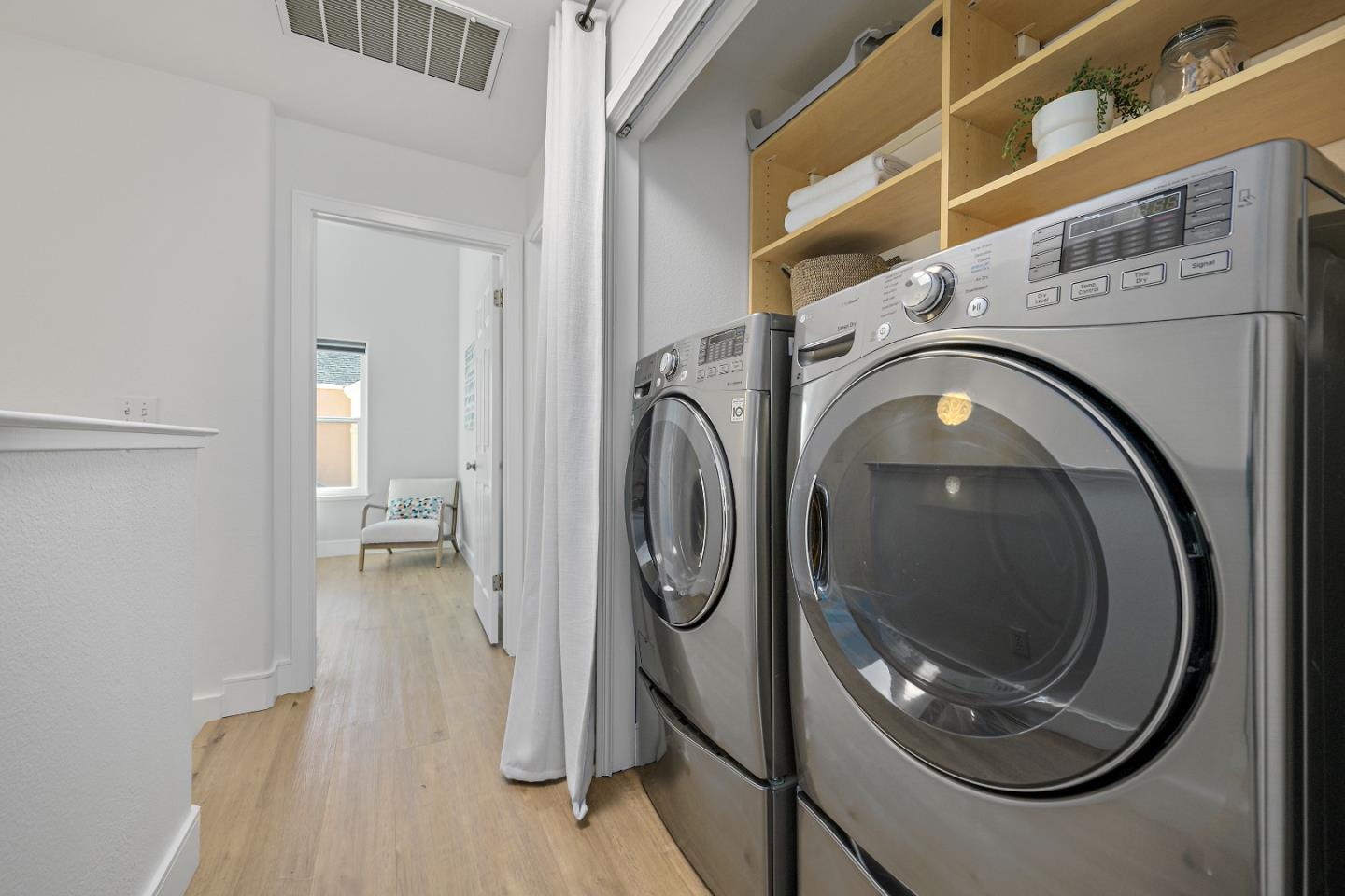 135 Pacchetti Way Mountain View, CA 94040 - Photo 20 of 27 a utility room with dryer and washer