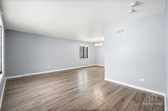 wooden floor in a room