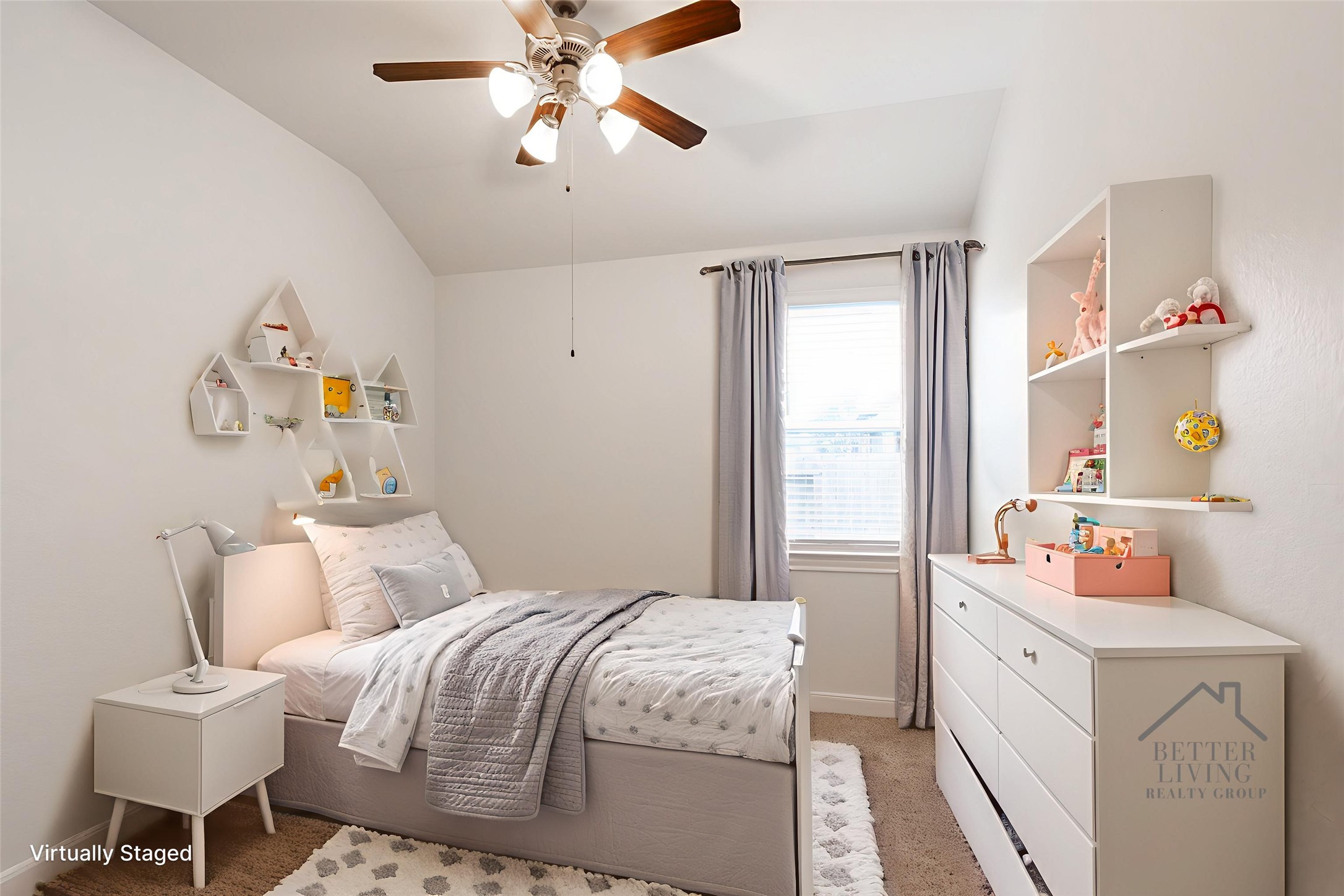 2312 Jessamine Heights Lane Pearland, TX 77089 - Photo 30 of 49 a bedroom with a bed and a chandelier