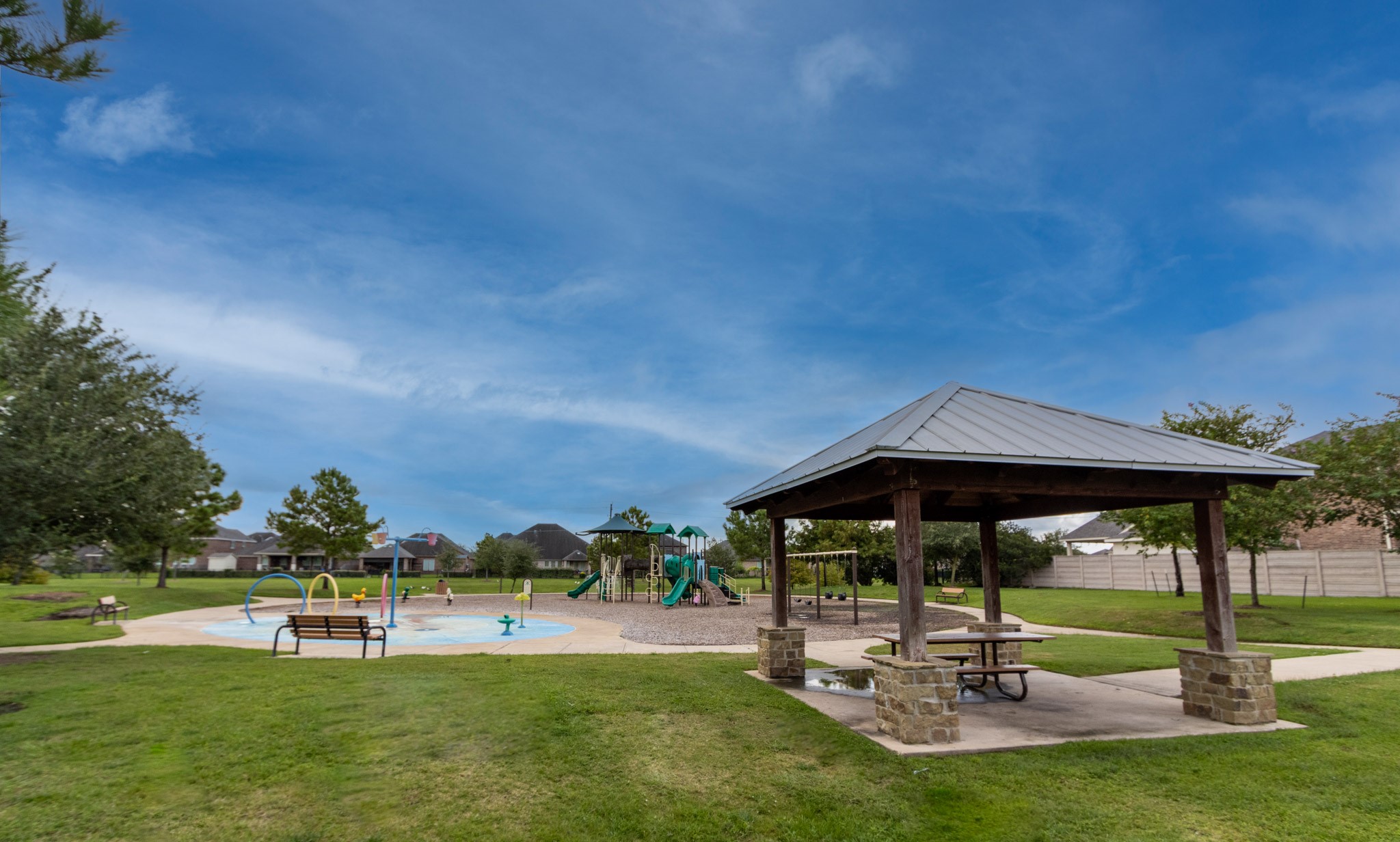 2312 Jessamine Heights Lane Pearland, TX 77089 - Photo 46 of 49 a view of a park with large trees