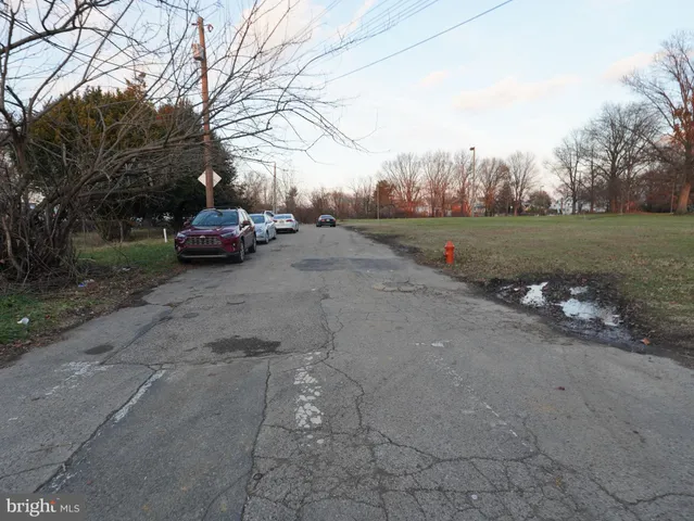 a view of a street with houses