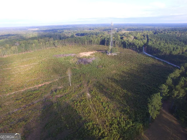 a view of a lake with a yard
