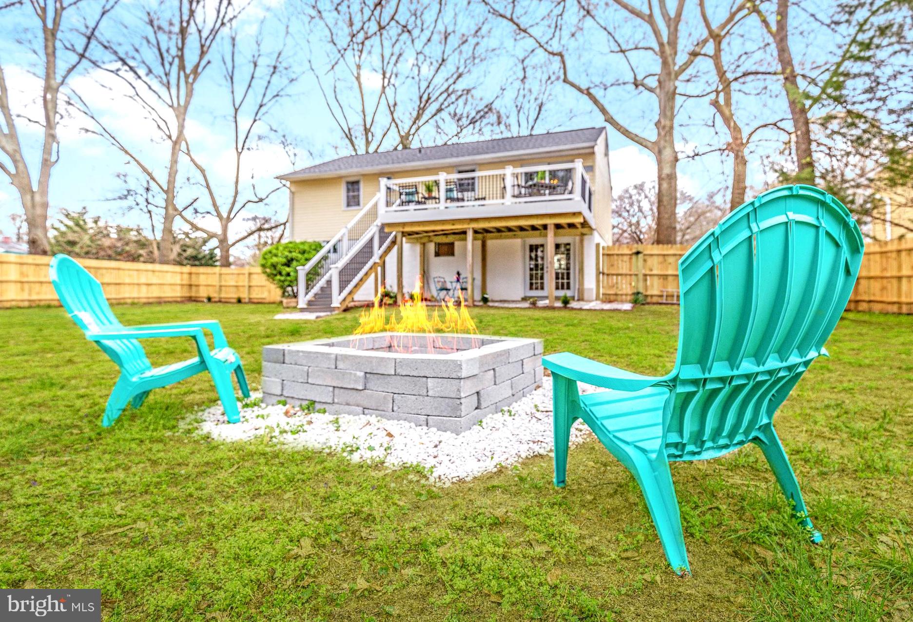 480 Ruth Road Arnold, MD 21012 - Photo 4 of 42 Walk Across the Yard to Your Conversation Fire Pit