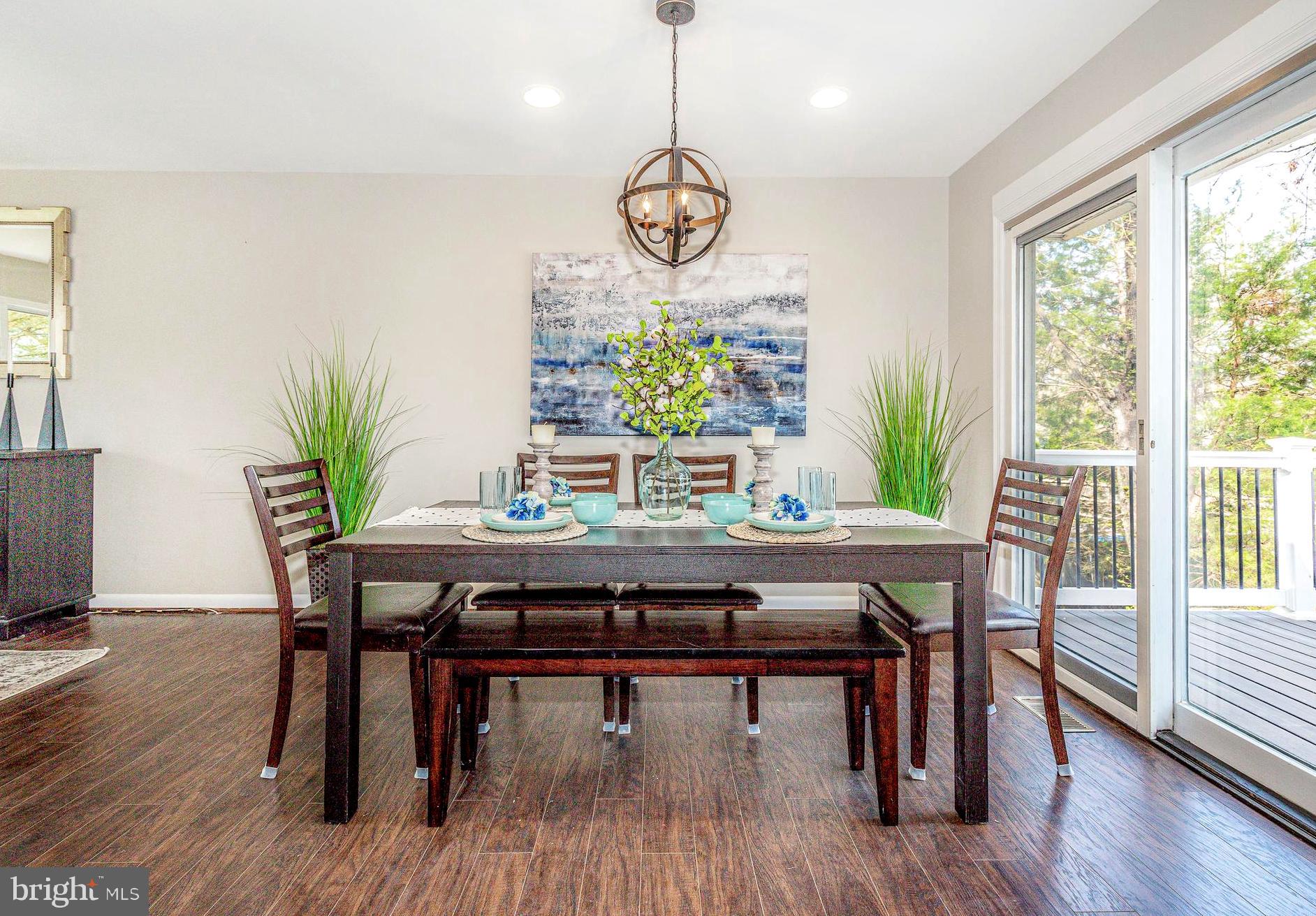 480 Ruth Road Arnold, MD 21012 - Photo 8 of 42 Dining Area . NEW Wide Plank Wood Flooring