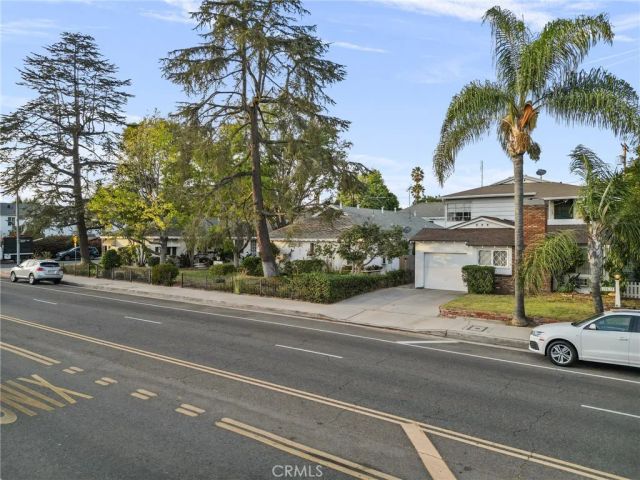 a car parked on the side of the street