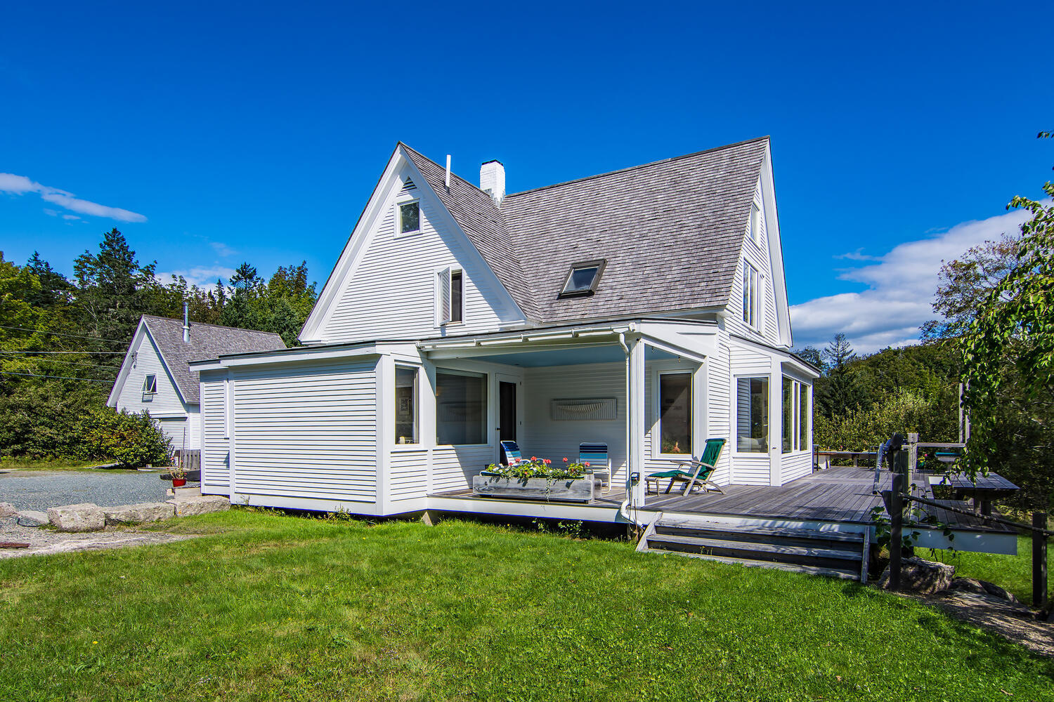 67 Davis Farm Road Deer Isle, ME 04627 - Photo 4 of 53 Side porch