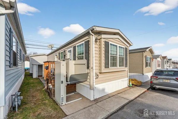 a view of a house with a outdoor space
