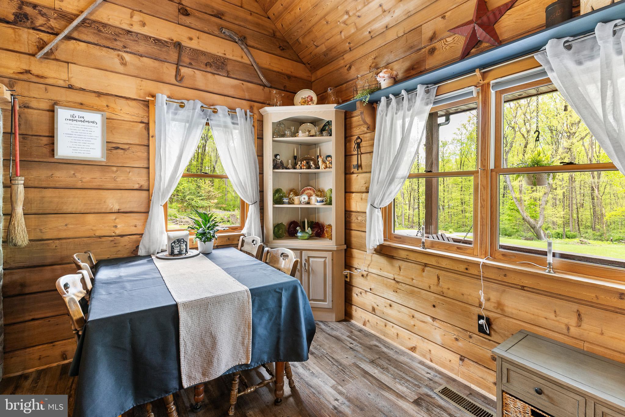 491 Sheep Hill Road Newmanstown, PA 17073 - Photo 11 of 30 a view of a dining room with furniture window and outside view