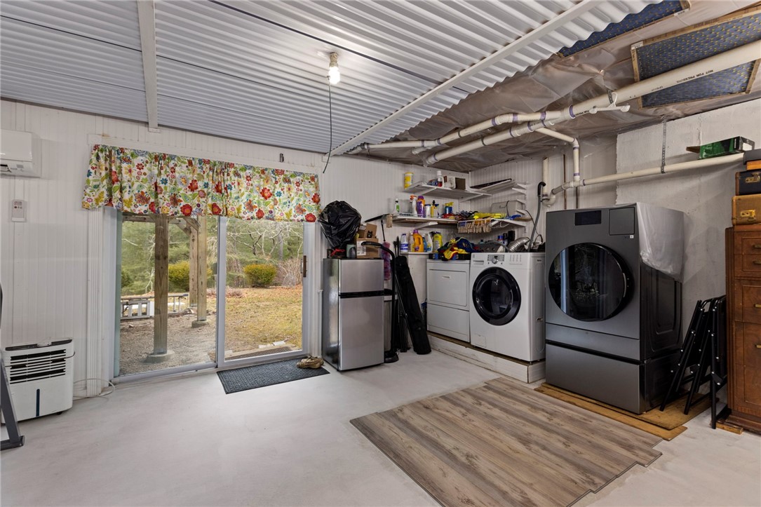 358 Shannock Road South Kingstown, RI 02879 - Photo 39 of 49 Walkout basement. Laundry area.