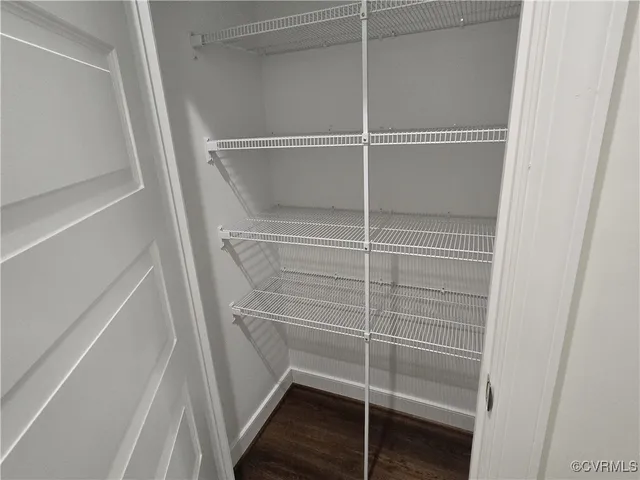 a view of walk in closet