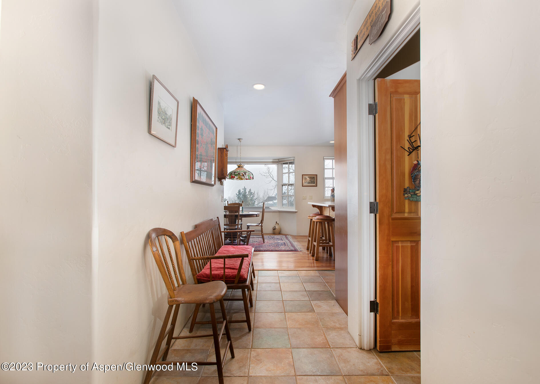 764 Promontory Lane Basalt, CO 81621 - Photo 18 of 43 a view of a hallway with furniture and a livingroom view