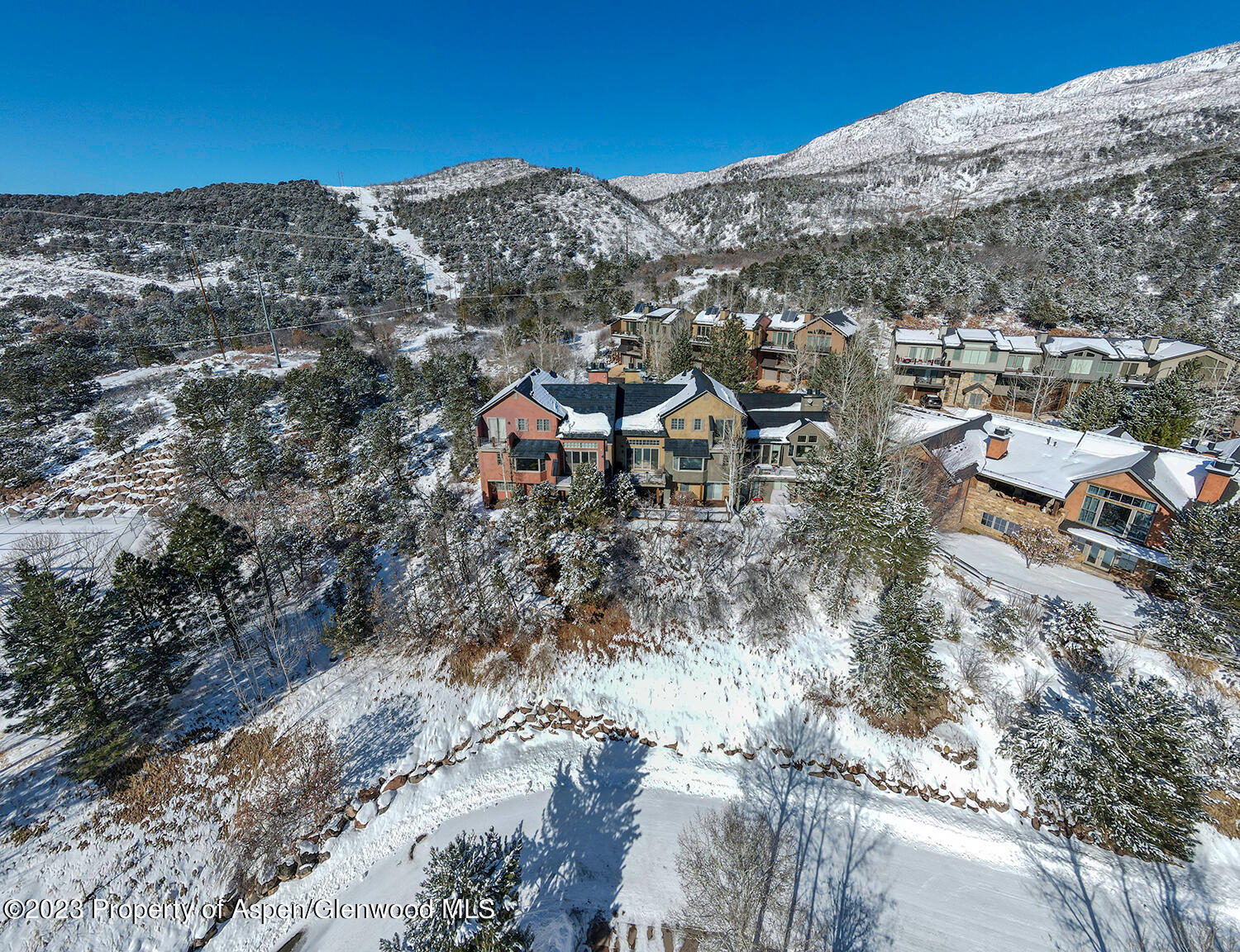 764 Promontory Lane Basalt, CO 81621 - Photo 43 of 43 a view of a city with mountains in the background