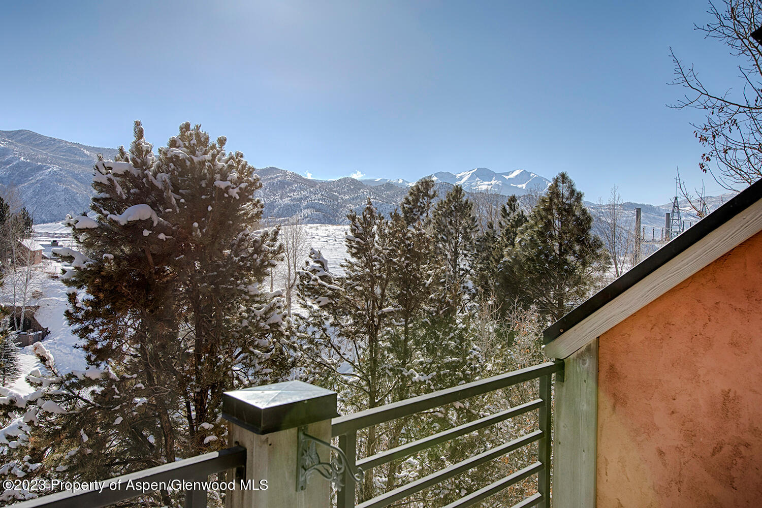764 Promontory Lane Basalt, CO 81621 - Photo 7 of 43 a view of a yard with iron fence