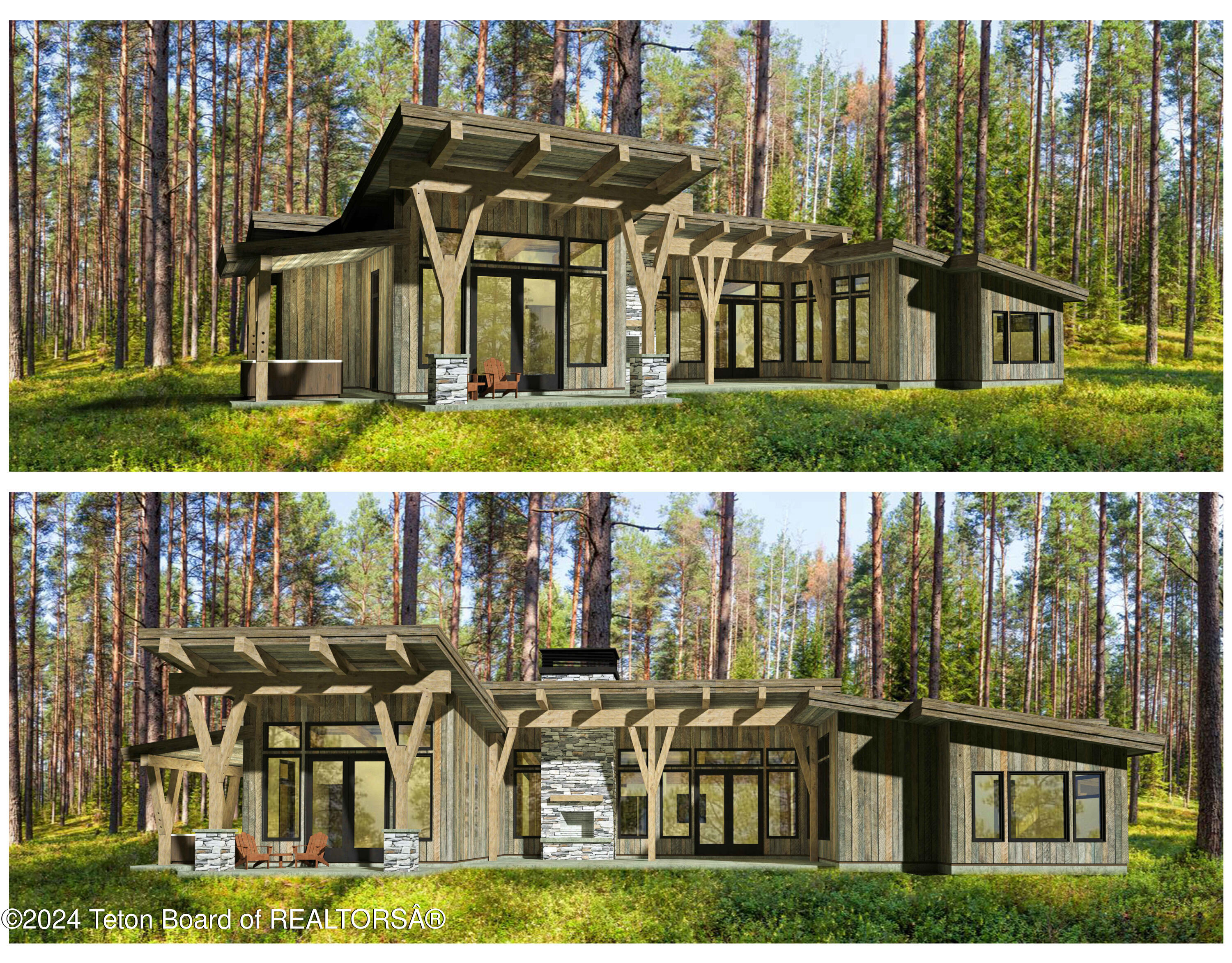 15630 Wagon Road Jackson, WY 83001 - Photo 4 of 15 Two different concepts