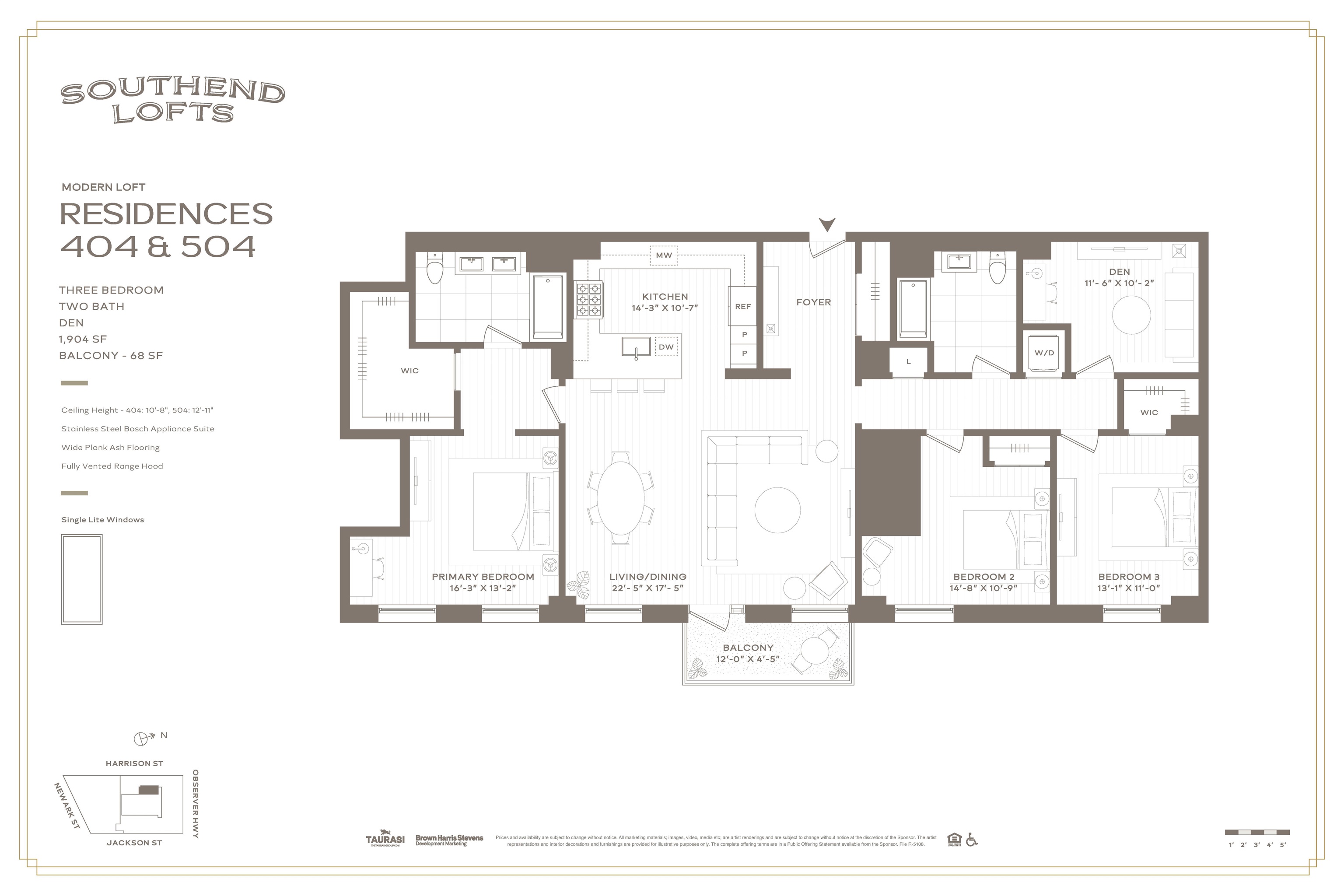 38 Jackson Street, Unit 504 Hoboken, NJ 07030 - Photo 16 of 16 a picture of a floor plan