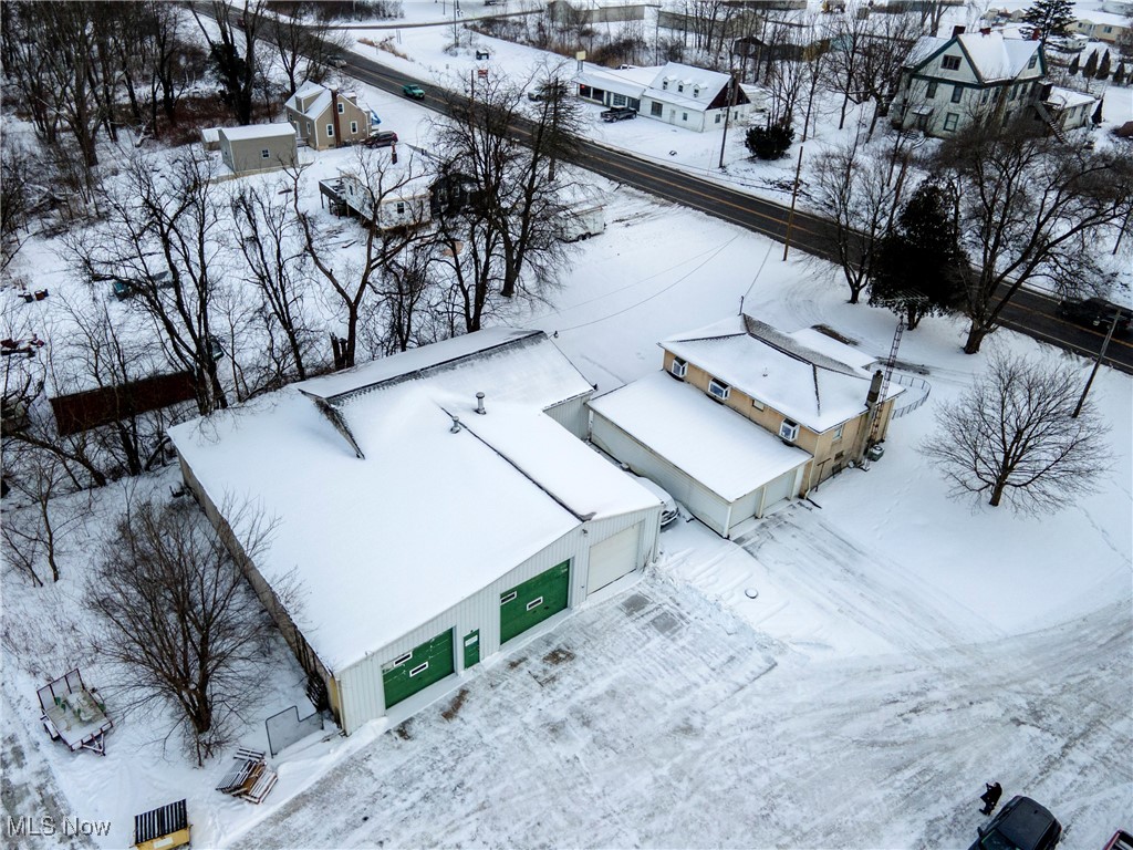 794 Benton Road Salem, OH 44460 - Photo 33 of 44 View of snowy aerial view