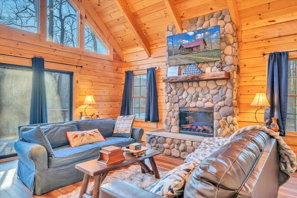 a view of an outdoor space with seating area