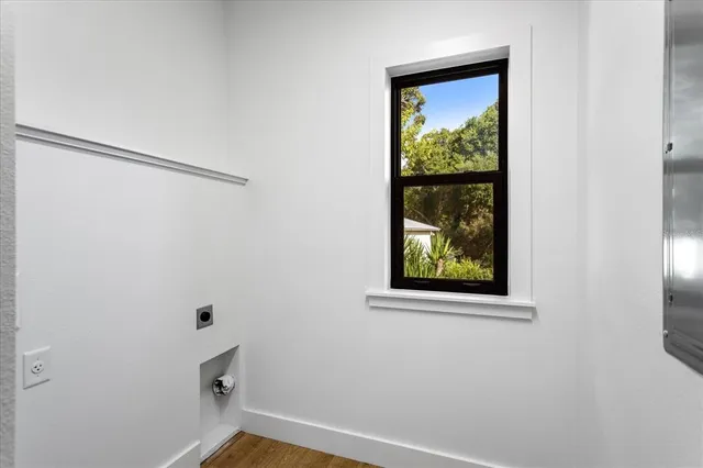 a small space with a window