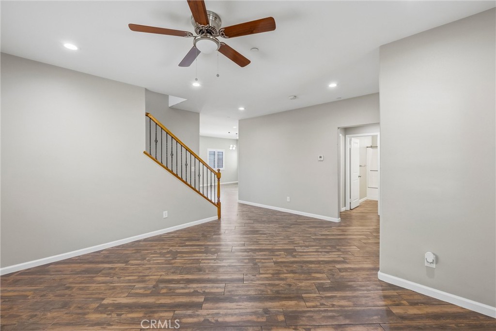 956 West Tibbot Street Rialto, CA 92377 - Photo 2 of 37 a view of an entryway with wooden floor