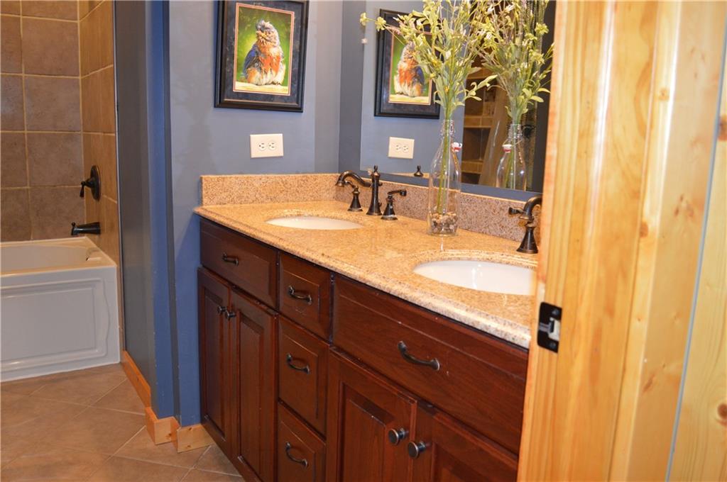 804 Hickory Grade Road Bridgeville, PA 15017 - Photo 12 of 25 Nicely updated bath while maintaining the country charm. Full Bath also on the first floor.