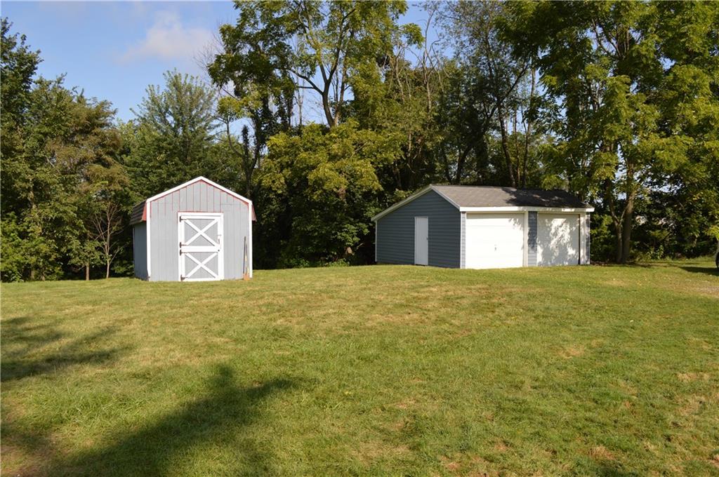 804 Hickory Grade Road Bridgeville, PA 15017 - Photo 17 of 25 Shed and two car garage nicely matching the house.