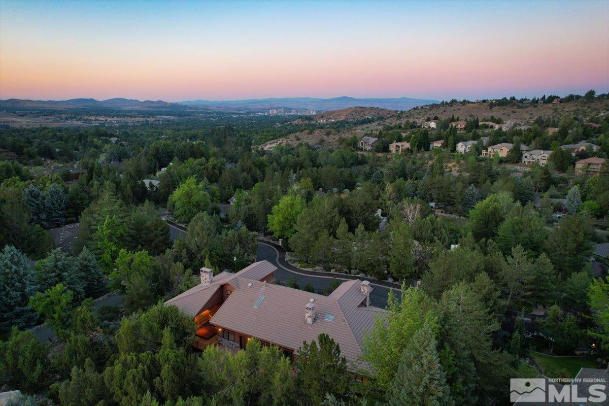 4285 Bitteroot Road Reno, NV 89519 - Photo 33 of 40 an aerial view of a house with mountain view